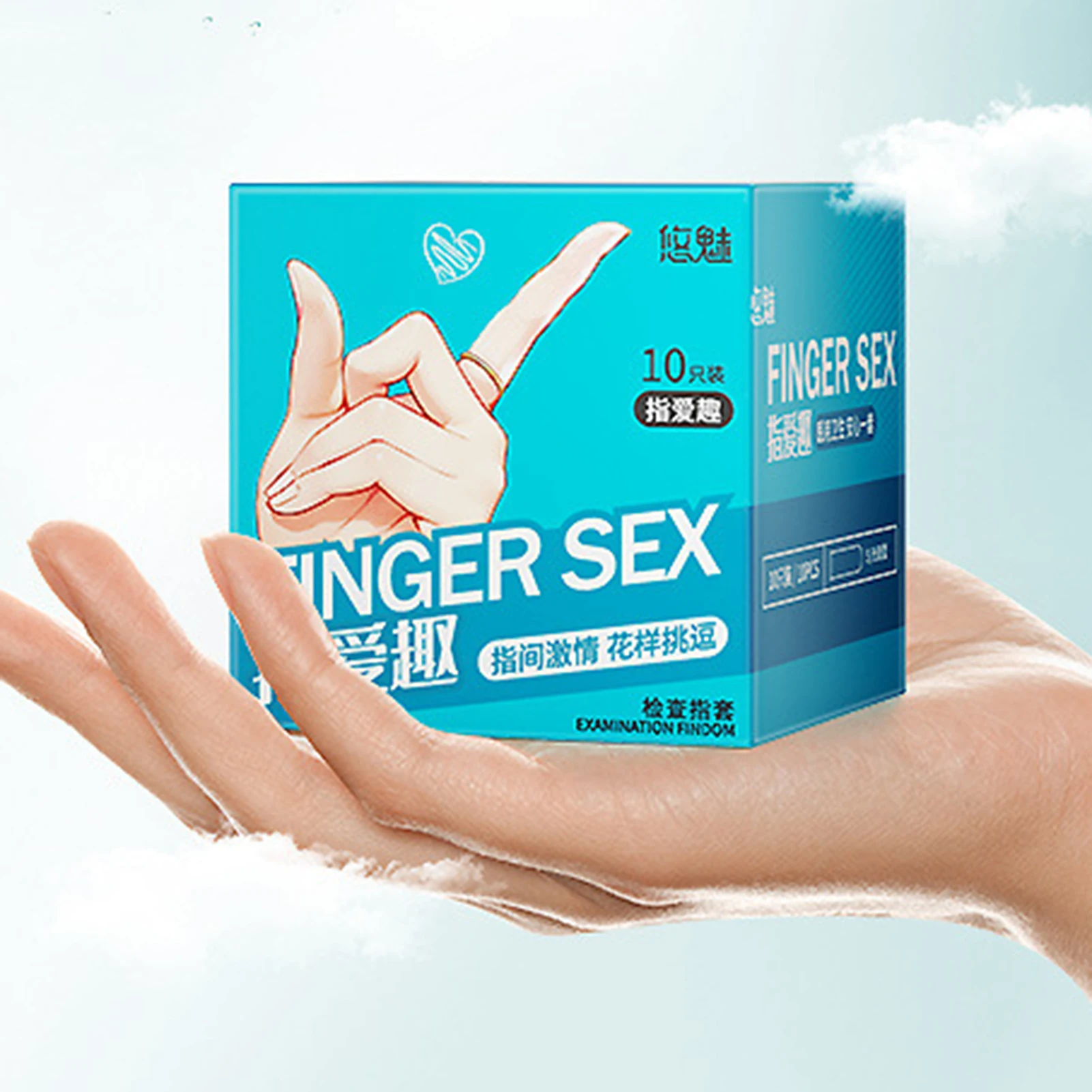 Latex Finger Cots Clitoris Stimulation Adult Sex Toys Elastic Vaginal Massage Penis Sleeves Lesbian Sex Game Finger Sleeves