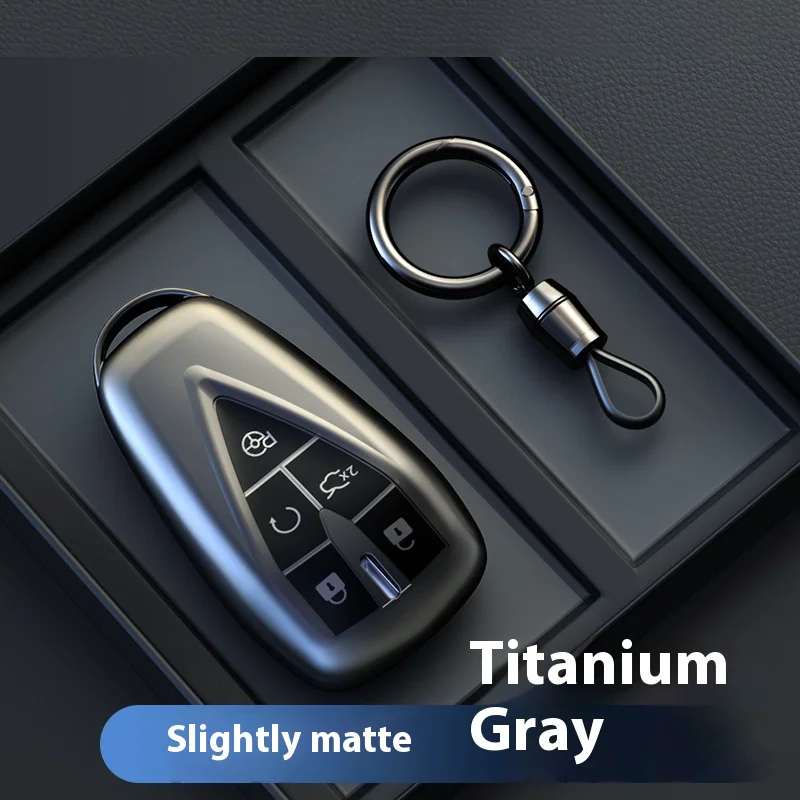 Neues Titan-graues Autoschlüsseletui für Changan CS35PLUS CS35 Plus CS55 PLUS CS75 PLUS Eado UNI-T UNI K Oushang X5 X7 EV-Schlüsselabdeckung – Detail 8