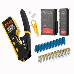 Enhanced RJ45 Crimp Tool Kit (Yellow Set)