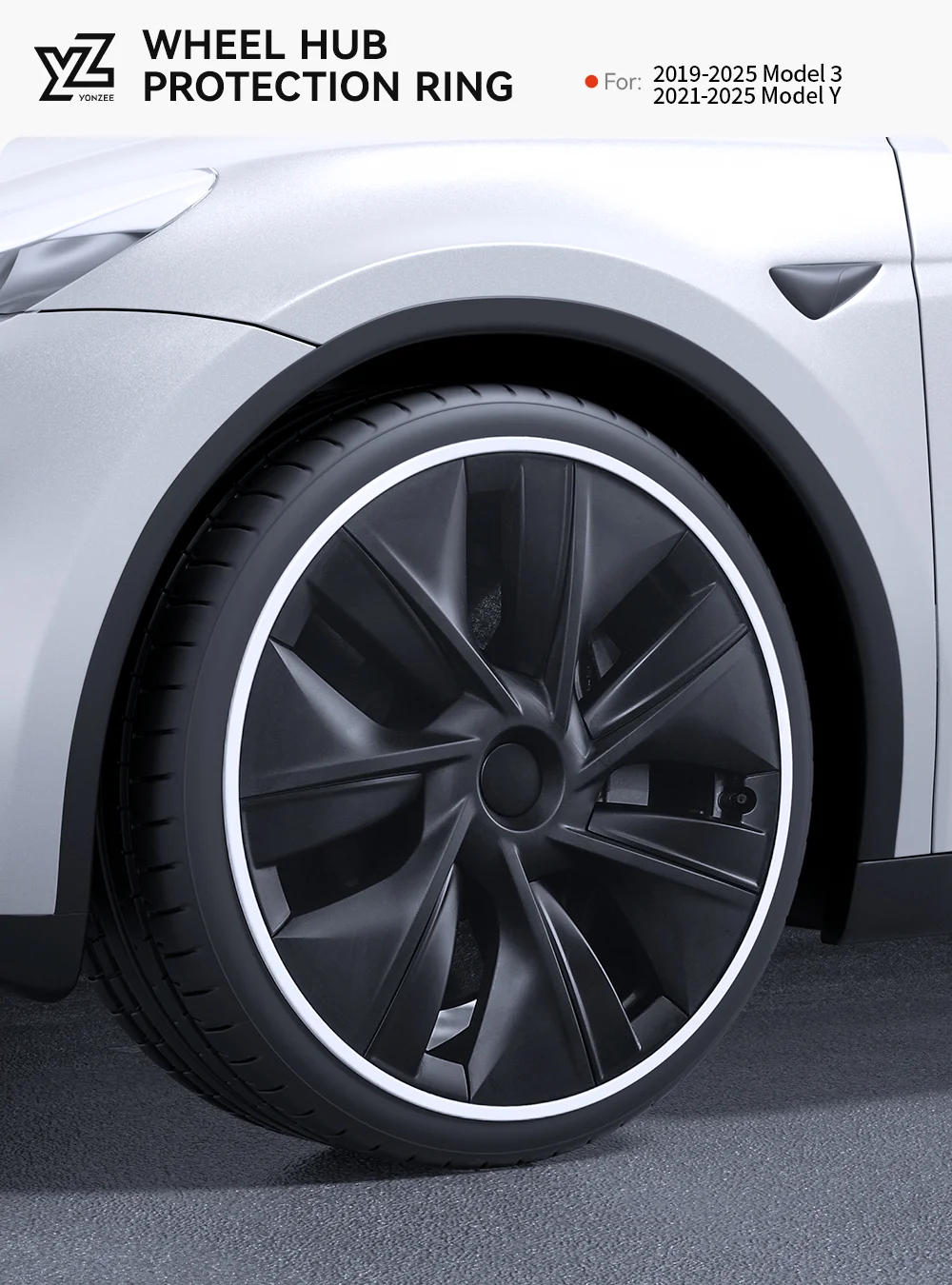 For Tesla Model 3 Y 2021-2025 Highland Juniper 19/20 Inches Wheel Protection Hub
