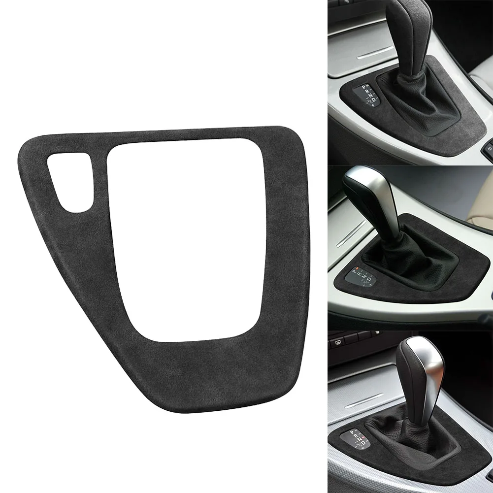 

Black Ash Gear Shift Panel Cover Trim Decor Fit For BMW 3 Series E90 E92 E93 Interior Gear Shift Panel Decoration Car Styling