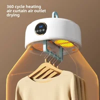 New Small Folding Heated Clothes Air Hanging dryer Mini air blower Home Portable Electric Travel Camping Smart Clothes Dryer 2