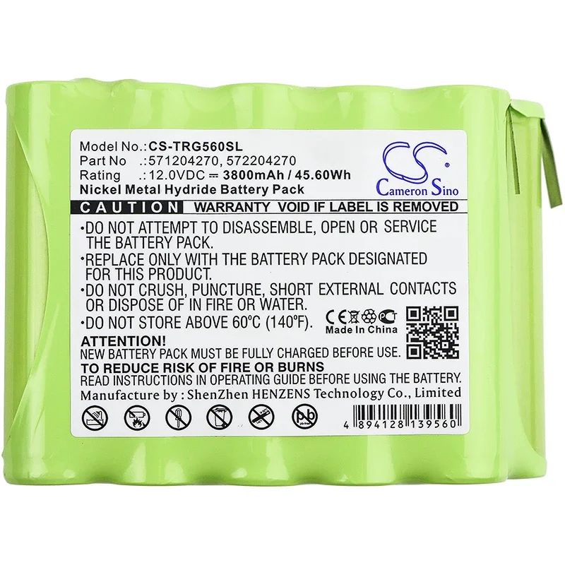 

Cameron Sino 3800mAh Battery For Trimble Geodimeter 5600 Focus 10 571204270 572204270