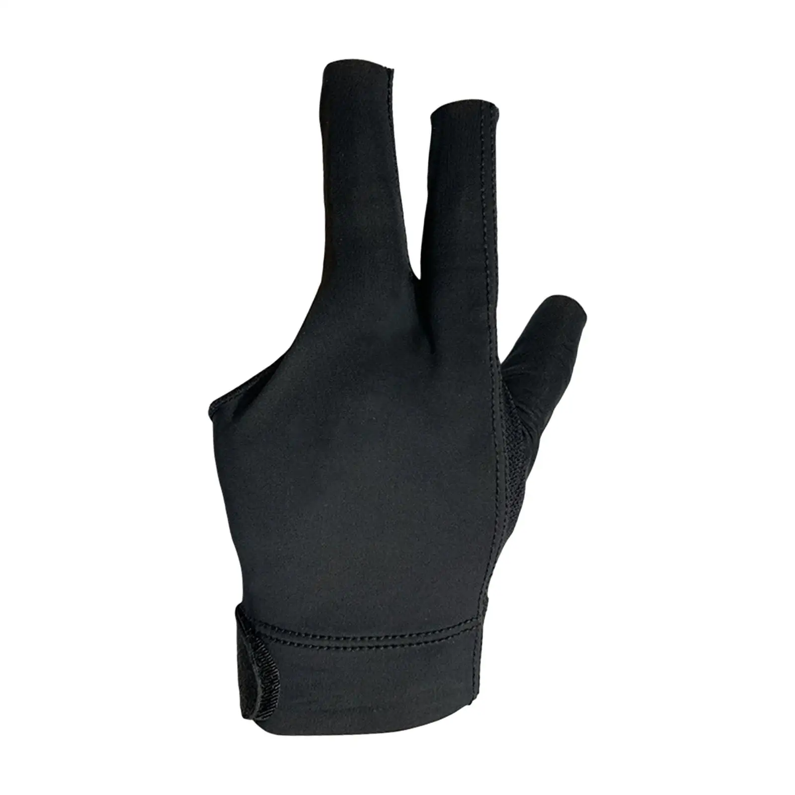 Three Fingers Billiard Glove Women Men Professional Separate Finger Gloves