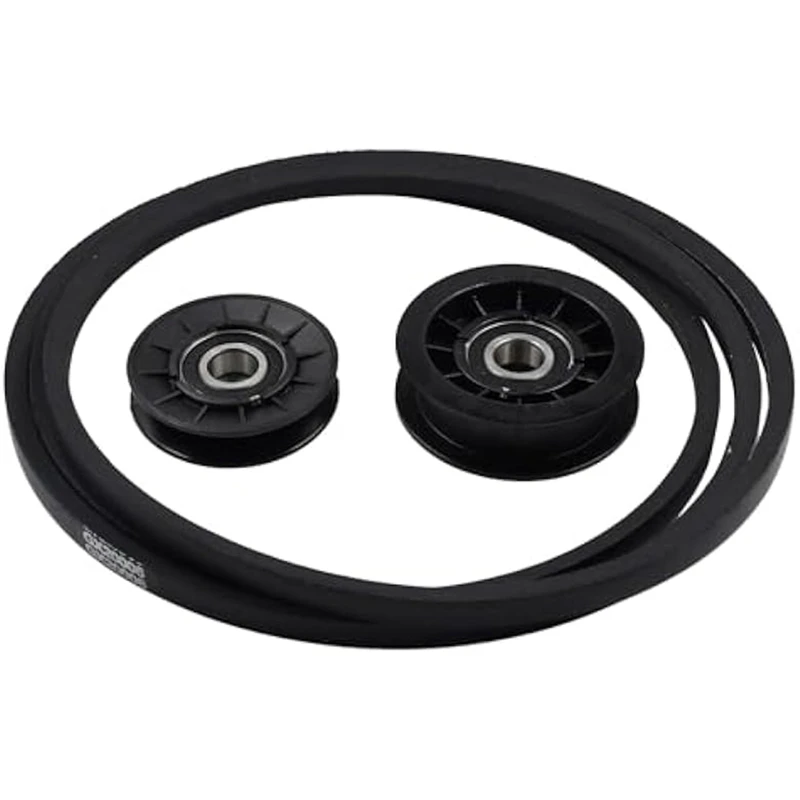 GX20286 GX20287 Flat Idler Pulley With Drive Belt GX20006 For Lawn Mower 1760097 280-143 690409MA 280-097 265-186 5