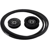 GX20286 GX20287 Flat Idler Pulley With Drive Belt GX20006 For Lawn Mower 1760097 280-143 690409MA 280-097 265-186 5