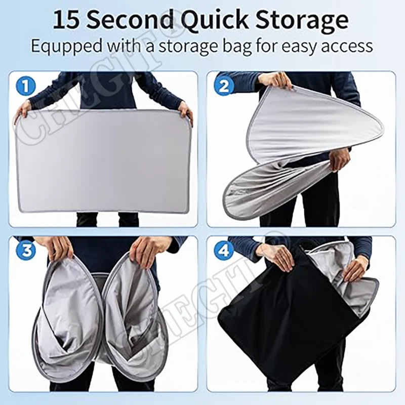 Car Sunshades Sunroof for Tesla Model 3/ Y 2016-2025  Buckle Sun Pare Front Rear Glass Skylight Heat Insulation Car Accessories