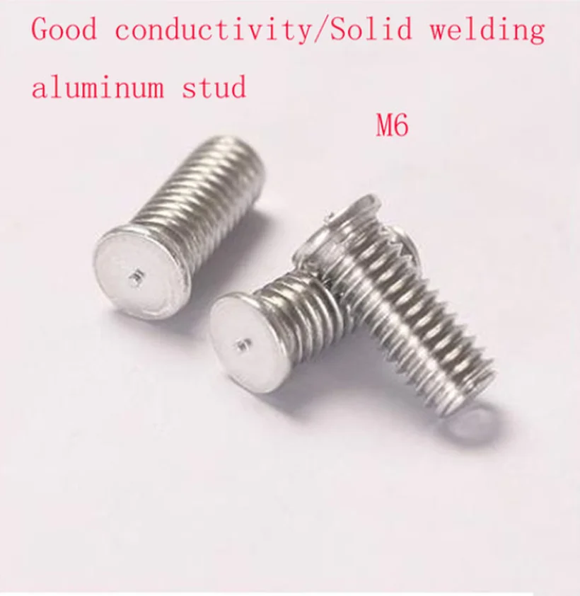 

100PCS/Set Aluminum Repair Machine Spot Welding Screw M4 M5 M6 Energy Storage Welding Machine Welding Stud