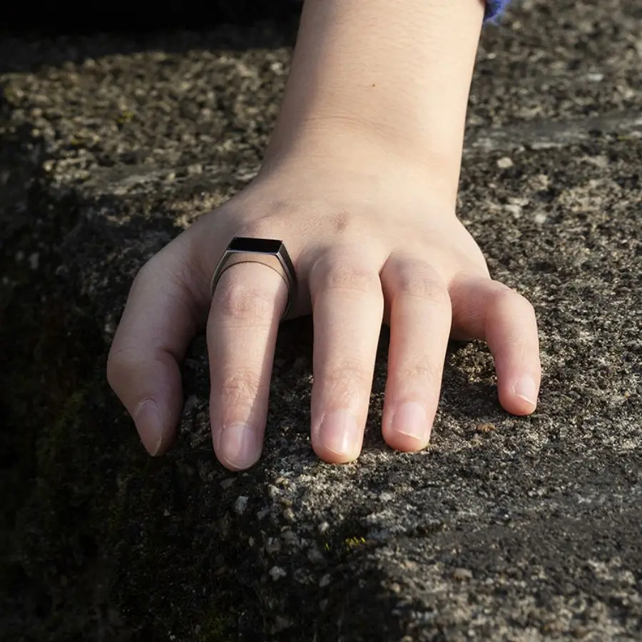 Anello In Argento Sterling 925 Alla Moda Per Gioielli Da Uomo - Foto 3