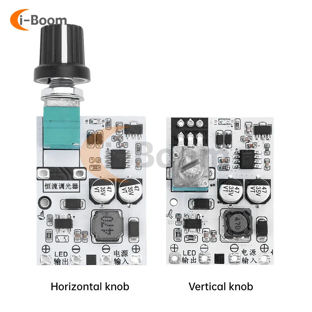 Dc5-24V 1.2A Led Dimmer Modulo Driver Dimmer A Corrente Costante Regolazione Potenziometro Manopola Ad Alta Potenza