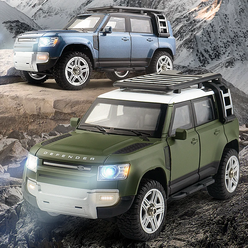 

2023 Newest 1/24 2.4G RC Cars 4WD Alloy Climbing Car LED Light, Fog Light, Double Flashing Light, Turn Light, Reversing Light