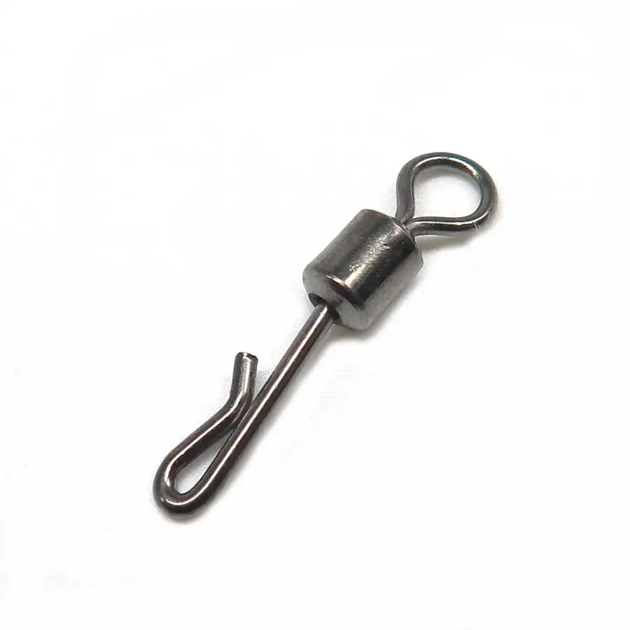 Minfishing 50 Pcs/lot Rolling Swivel Type Q Fishing Hook Connectors