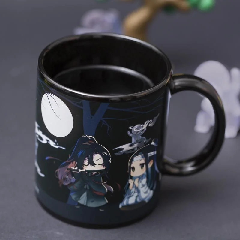 Mo Dao Zu Shi Wei Wuxian Lan Wangji Couple Cup MDZS Color-changing Mug Lucky Stone Wei Wuxian Lan Wangji Mug Couple Gift