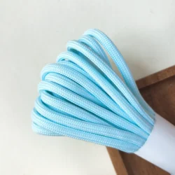 Premium 5mm Polyester Braid Rope for DIY Projects and Crafting (21 Baby Blue - 5mm)
