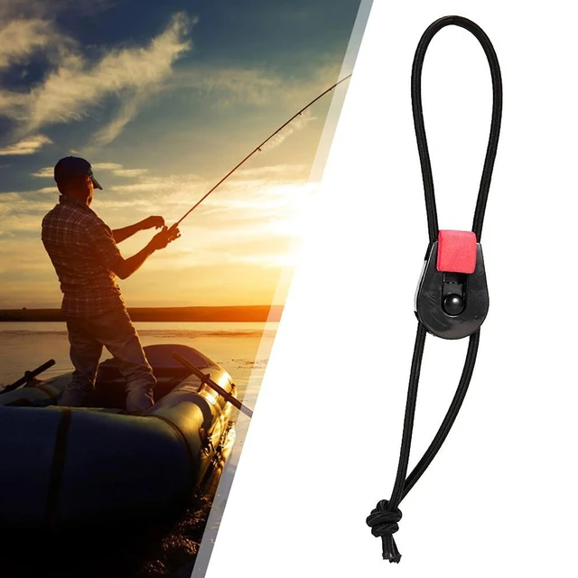 4Pcs Fishing Rod Ties Leash Portable Fishing Rod Cord Straps