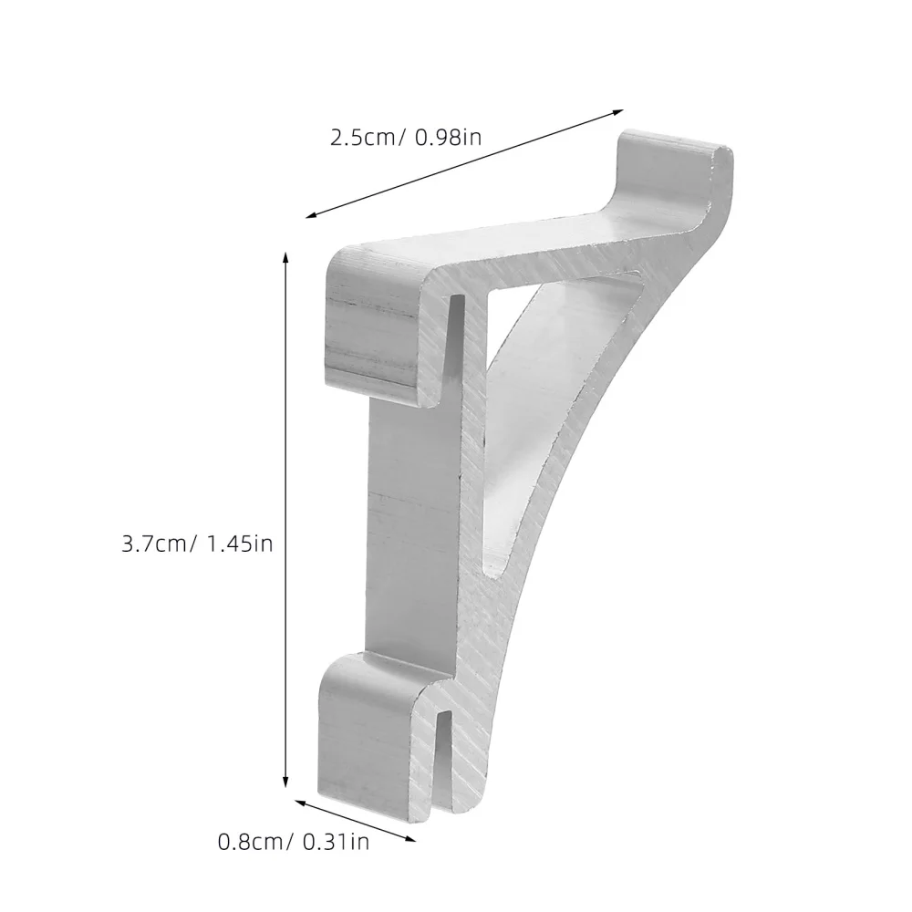 Description Picture 3 of item10pcs Freezer Clamp Fridge Layer Board Buckle Plastics Cooler Shelf Clip Freezer Shelf Fixing Bracket Cooler Shelf Hook Hardware