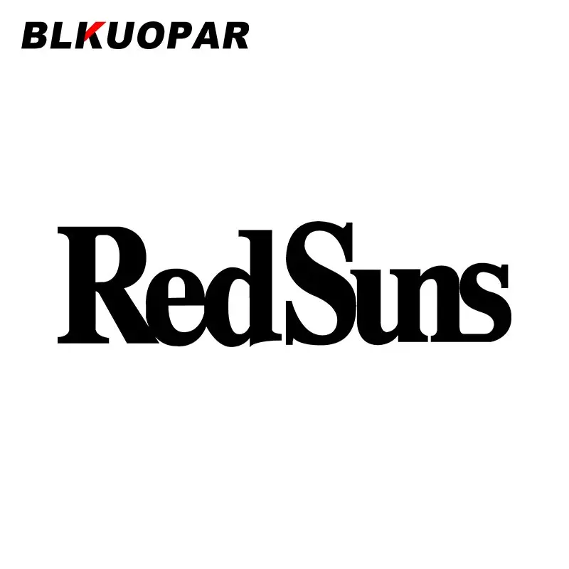 

BLKUOPAR Redsuns Car Sticker Waterproof Simple Sunscreen Occlusion Scratch Vinyl Decals Die Cut Creative Windshield JDM Decor