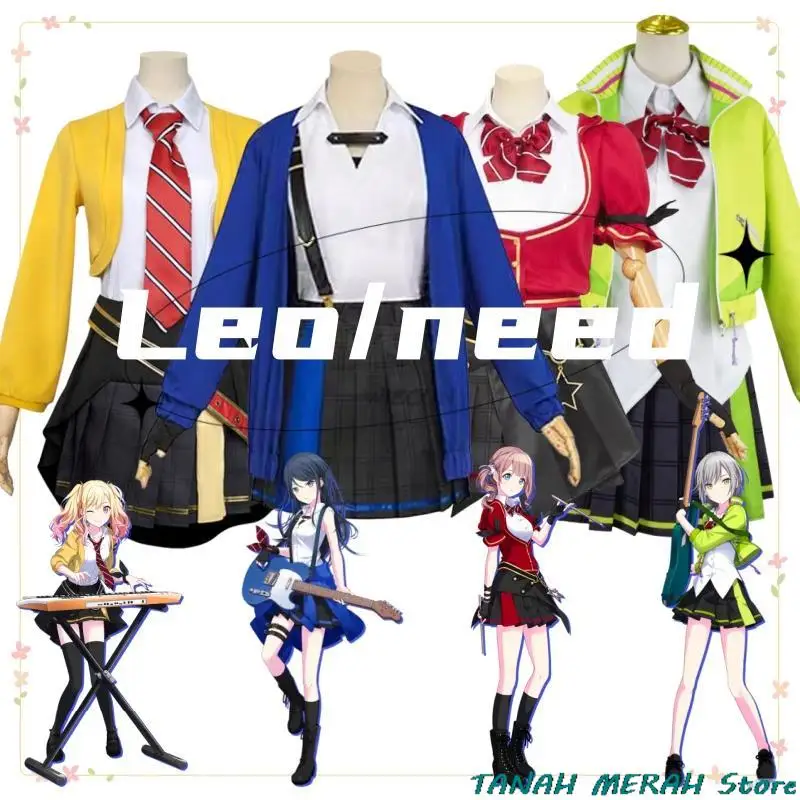 

Проект секай красочный сценический Косплей Лео/нужно Tenma Saki Hinomori Shiho Hoshino Ichika Mochizuki Honami Косплей Костюм