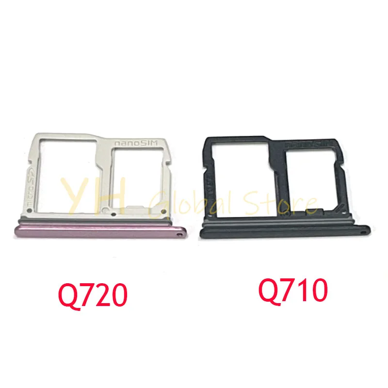 For LG Stylo 4 5 6 Q710 Q720 Q730 Sim Card Slot Tray Holder Sim Card Repair Parts