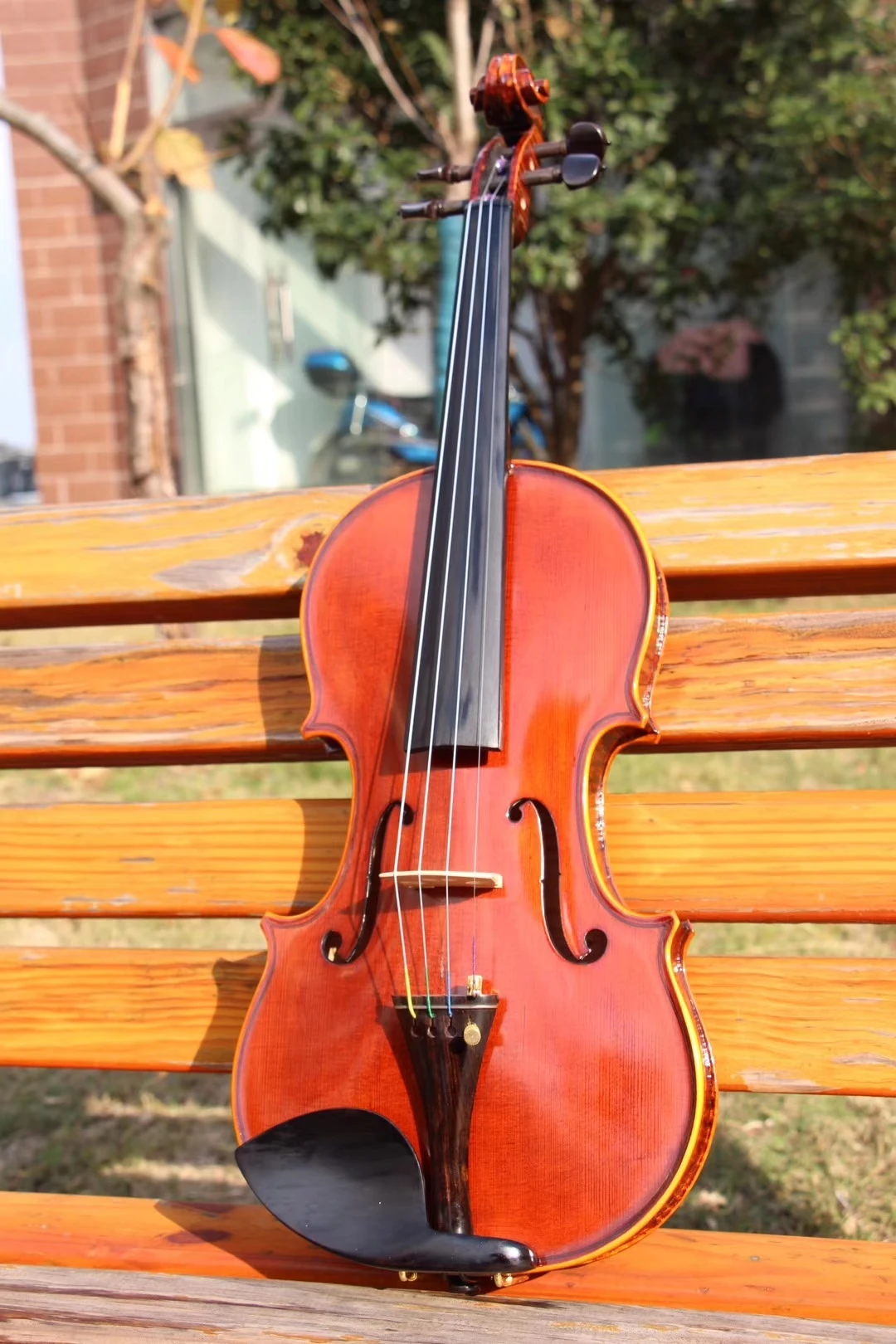 All European spruce Handmade Violin strong tone ！Italian retro Oil Varnish Violin 4/4 Professional brown violino