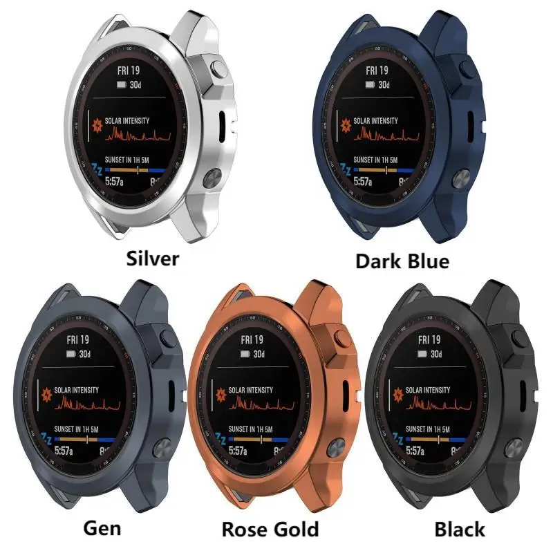 Deluxe TPU Smartwatch Protective Shell with Strap Bumper