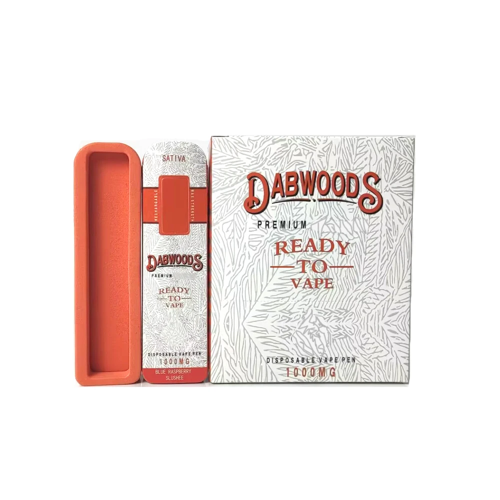 

10-30pcs Empty Dabwoods Disposable Vape Pen Kit 1.0ml Cartridge Pod Rechargeable 280mAh Battery Vaporizer E-Cigarette