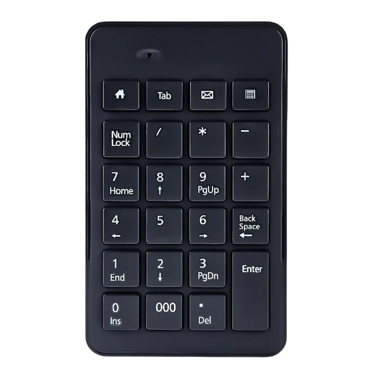Portable Wireless Numeric Keypad 23 Key Number Pad Battery Powered
