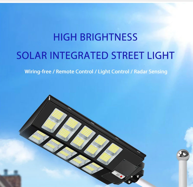 100000LM LED Solar Street Light Outdoor Led Light Polycrystalline Remote Solar Lamp Waterproof for Plaza Garden Yard string solar lights