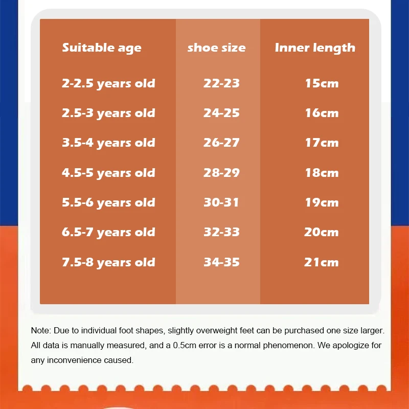 Year Old Boy Youth Child Shoe Size Chart Year Old 5m Youth Shoe