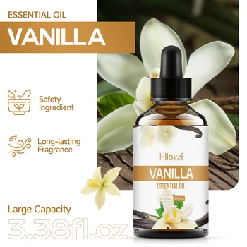 Vanilla essential oil for face, SPU, aromatherapy diffuser, DIY soap, suitable for all skin types, long-lasting fragrance 2