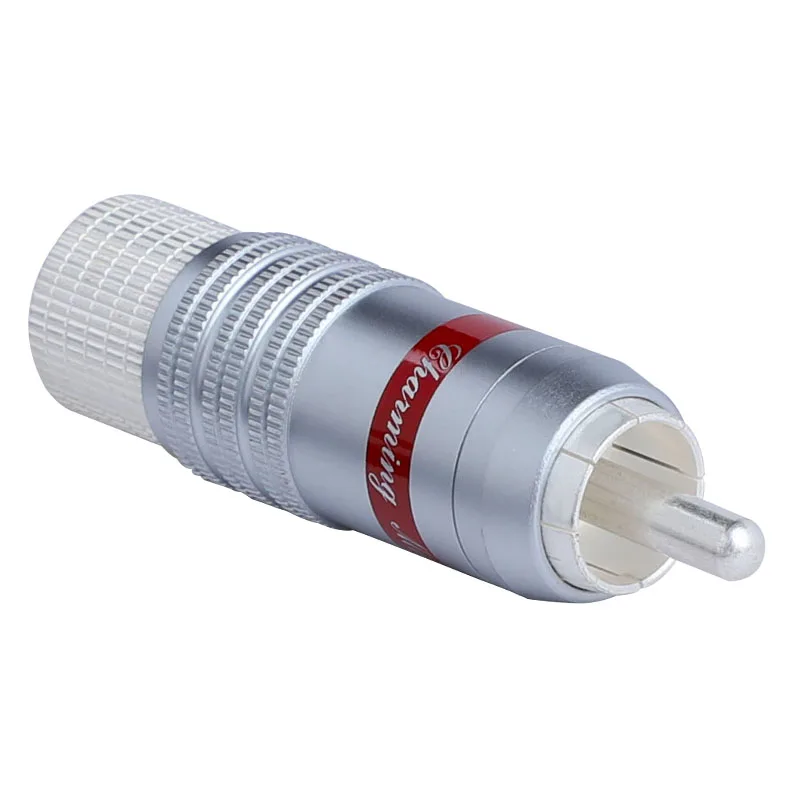 

Hi-end HiFi аудио адаптер CMC посеребренный RCA разъем Немагнитный сигнальный линейный разъем