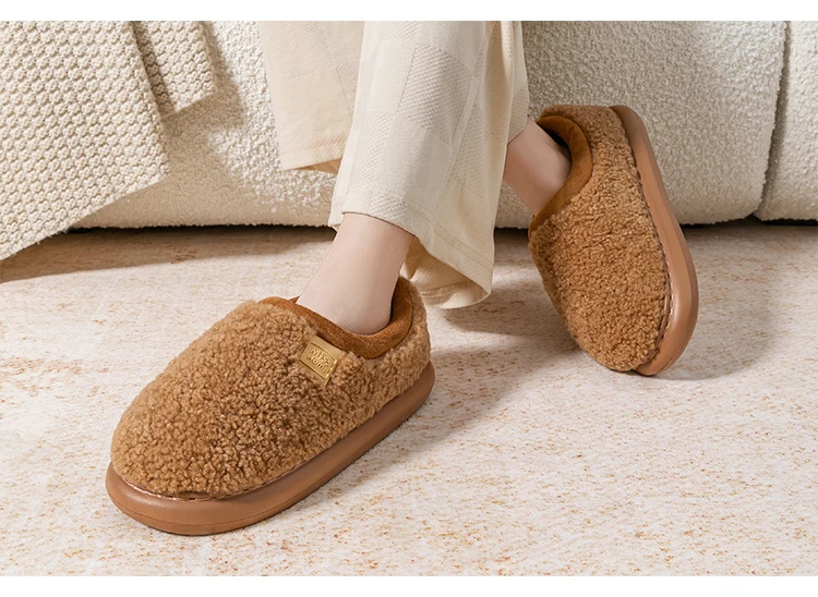 Cozy Fleece-Lined Slippers for Women