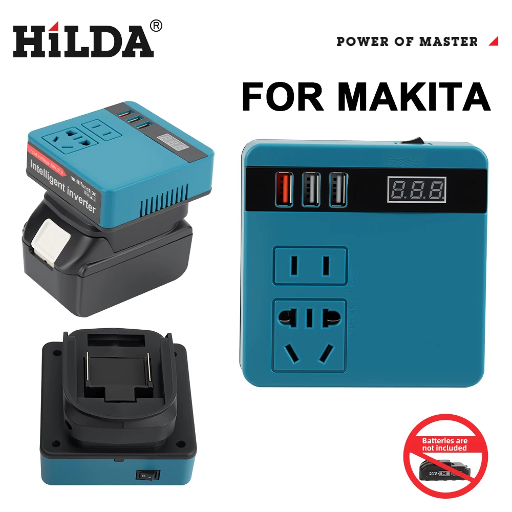 HILDA Multifunctional Inverter Power Bank – Portable Household Power Station for Outdoor & Home Use