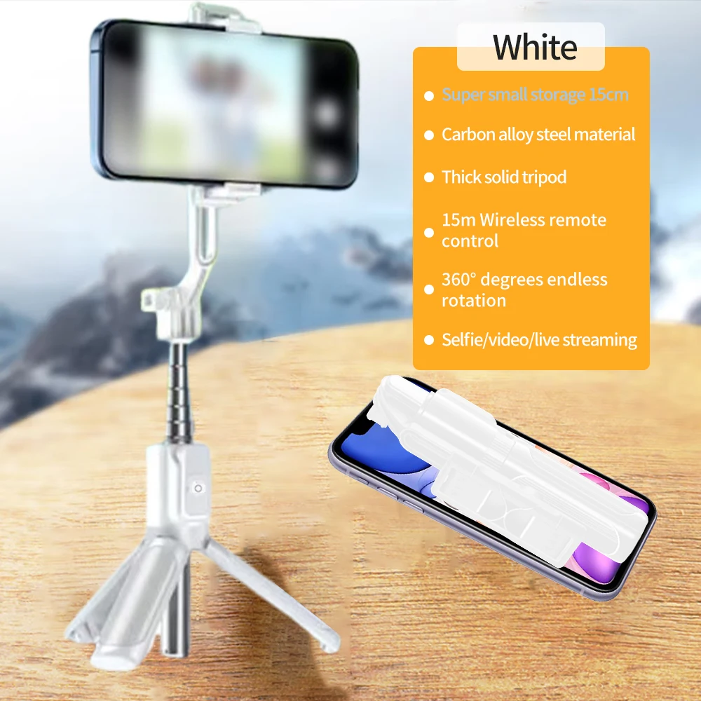 Selfie stick tripod 27 inch aluminum alloy selfie stick, compatible with all selfie/recording/photo/live streaming/vlog phones