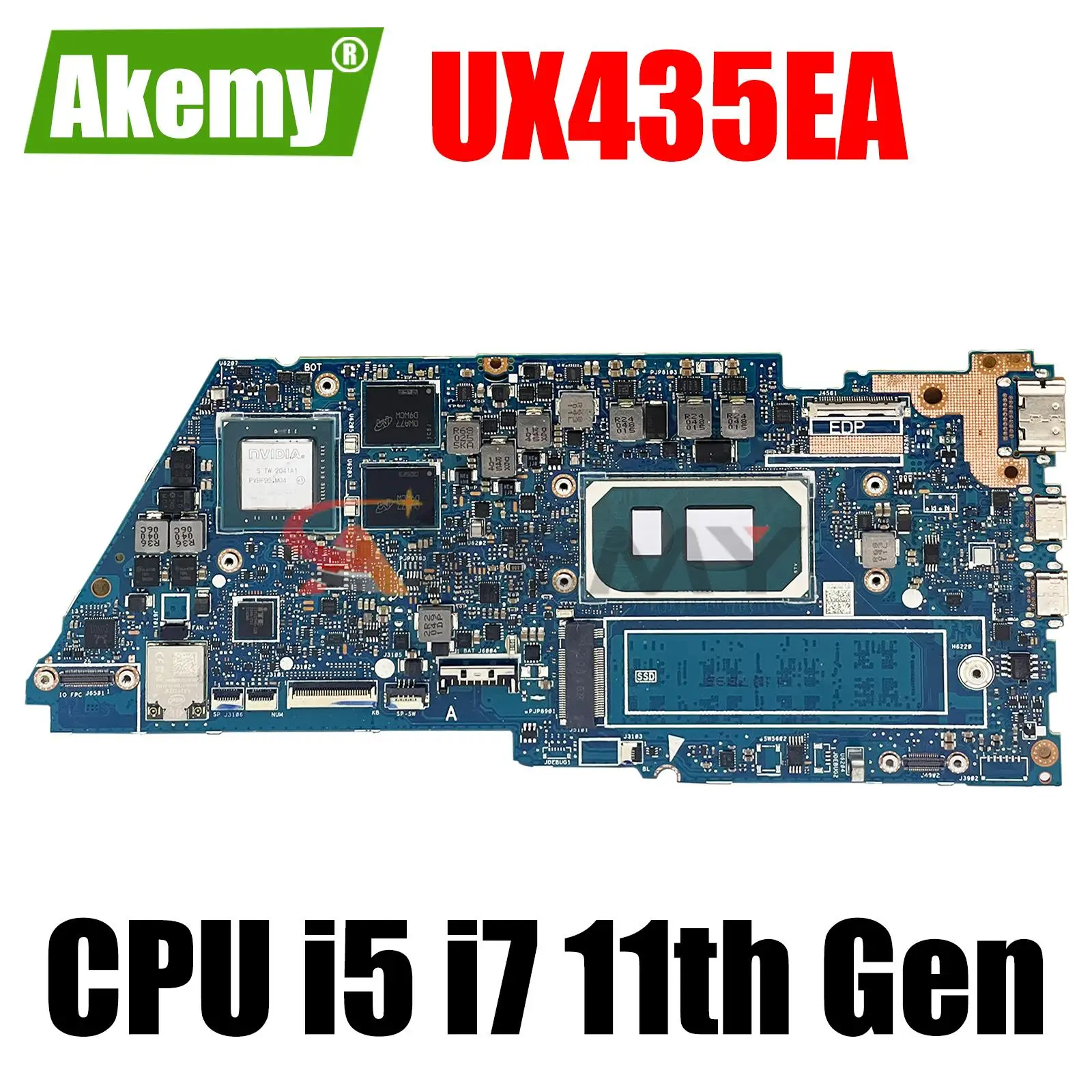 

UX435EG Laptop Motherboard For ASUS Zenbook 14 UX435 UX435EA UX435EAL UX435EGL Mainboard W/I5-1135G7 I7-1165G7 16GB/8GB-RAM