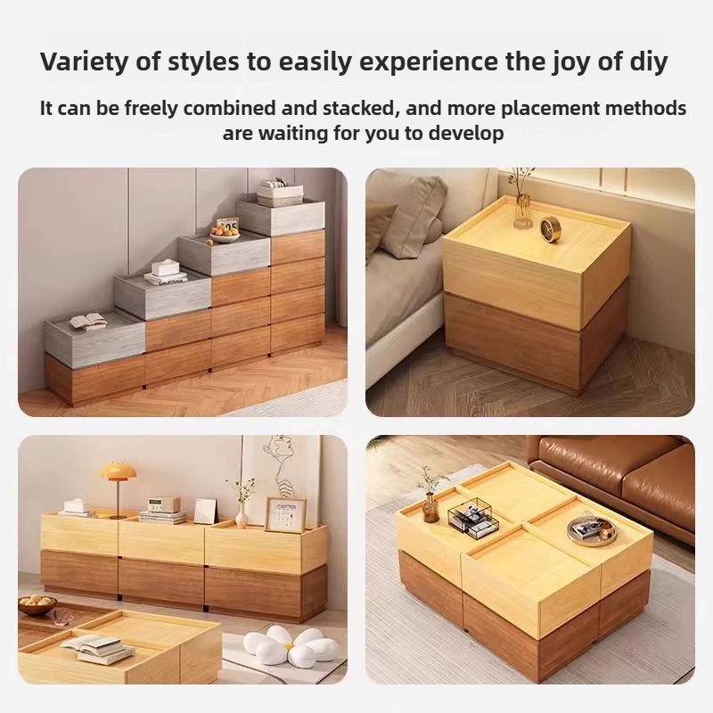 Sofa Side Cabinet Creative Side Table, Home Small Coffee Table Light Luxury High-end, Minimalist Free Match Bedside Table