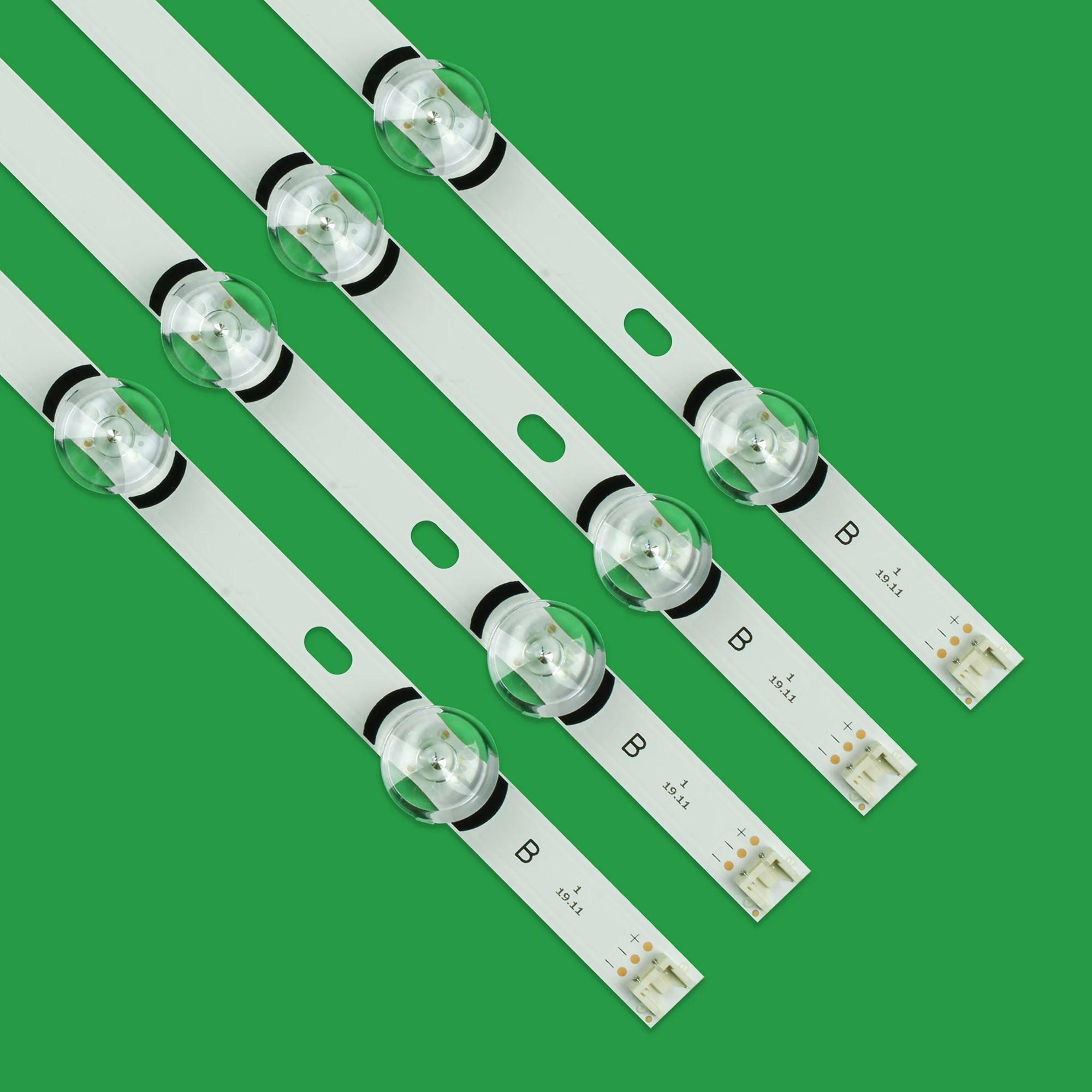 Tira de Led para tv lg Innotek Drt 3.0 47 47lb6300 Lc470duh 47lb5700 47lb656v 47lb6000 47lf551c 47ly760h 47ly761h Pcs Set - Imagem 6