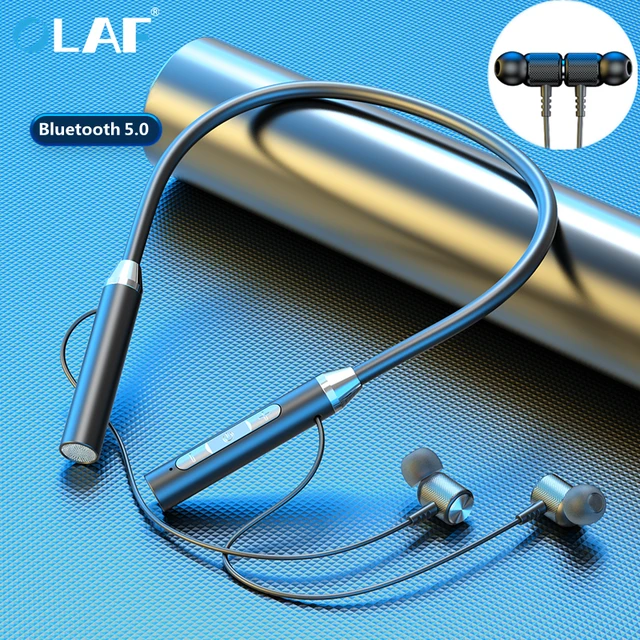 Wireless Headphones Bluetooth 5.0 Neckband Earphones Magnetic Sports Waterproof TWS Earbuds Blutooth Headset With Microphone Mic 1