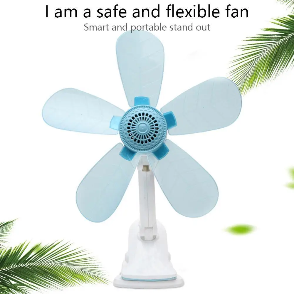 Portable Clip Fan Mini Fan Clip Electric Fan Desk Fan 5 Energy saving
