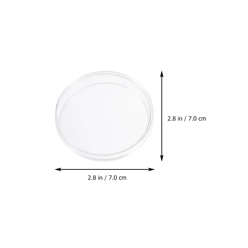 Petri Dish Transparent Culture Dishes Scientific Research Laboratory Mushroom 20 Pcs petri dishes
