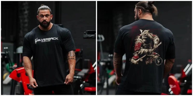 Vintage Gorilla Gym Print Unisex Oversized Cotton T-Shirt - Streetwear Casual Essential