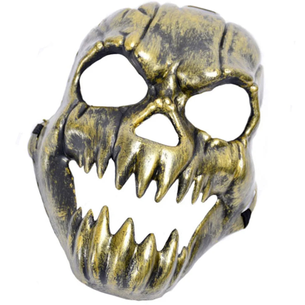 

Novelty Creepy Scary Protector Death Horror Costume Prop for Masquerade Party Festival Golden