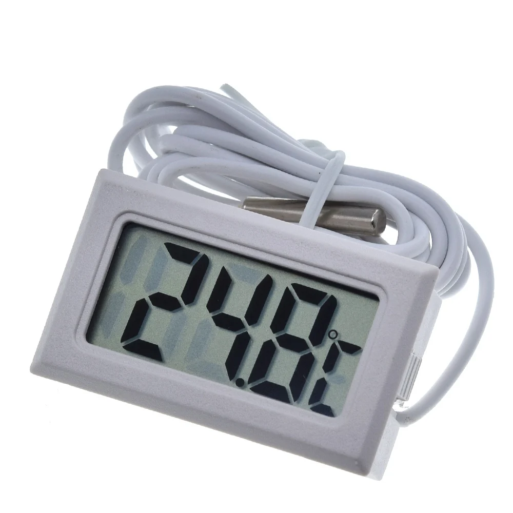 Digital thermometer TZT Mini Digital LCD Thermometer Temperature Sensor Automatic Control Fridge Freezer Thermometer tpm-10