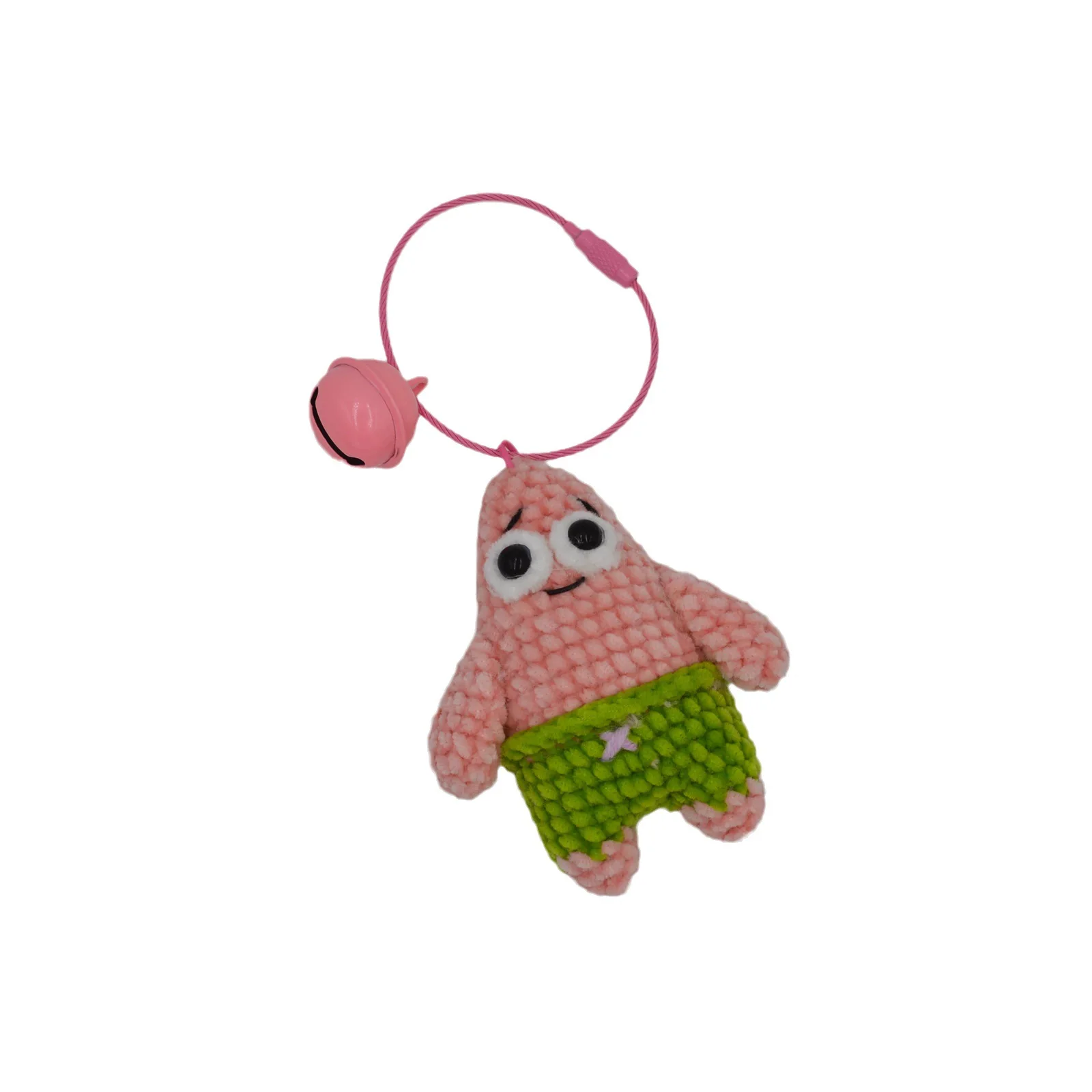 Knitting Supplies Knitting Material Weaving Tools Knitting Craft Supplies Handmade CartoonCute Hand Woven Sponge Doll Weaver Velvet Crochted Small Pendant Starfish Key Chain Creative Car Bag Decoration