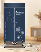 Портативная электрическая сушилка для одежды, 220–1500 Вт с подогревом, сушилка для одежды с подогревом и таймером, электрическая сушилка для одежды — изображение 4