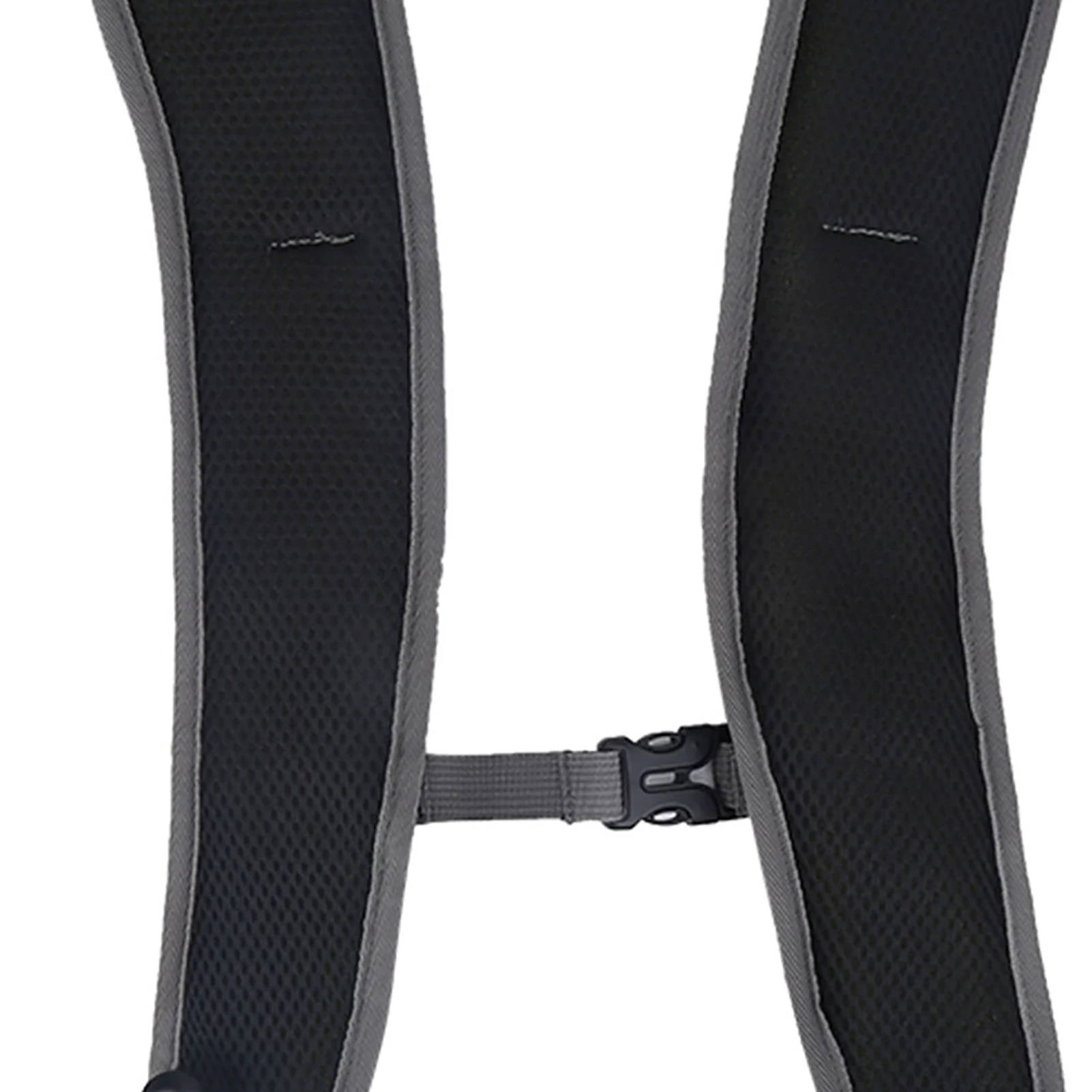 Nylon Durable Backpack Shoulder Adjustable Straps Belt Repair Parts Accessory (Black+Gray)