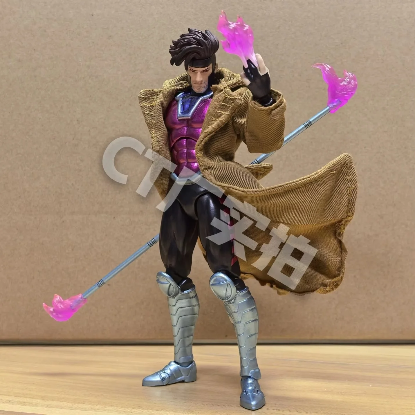 Ct Toys In Stock Gambit Figure Mafex 131 X-Men Wolverine Shf Anime Action Figure Figurine Statue Model Kids Toy Customized Gift