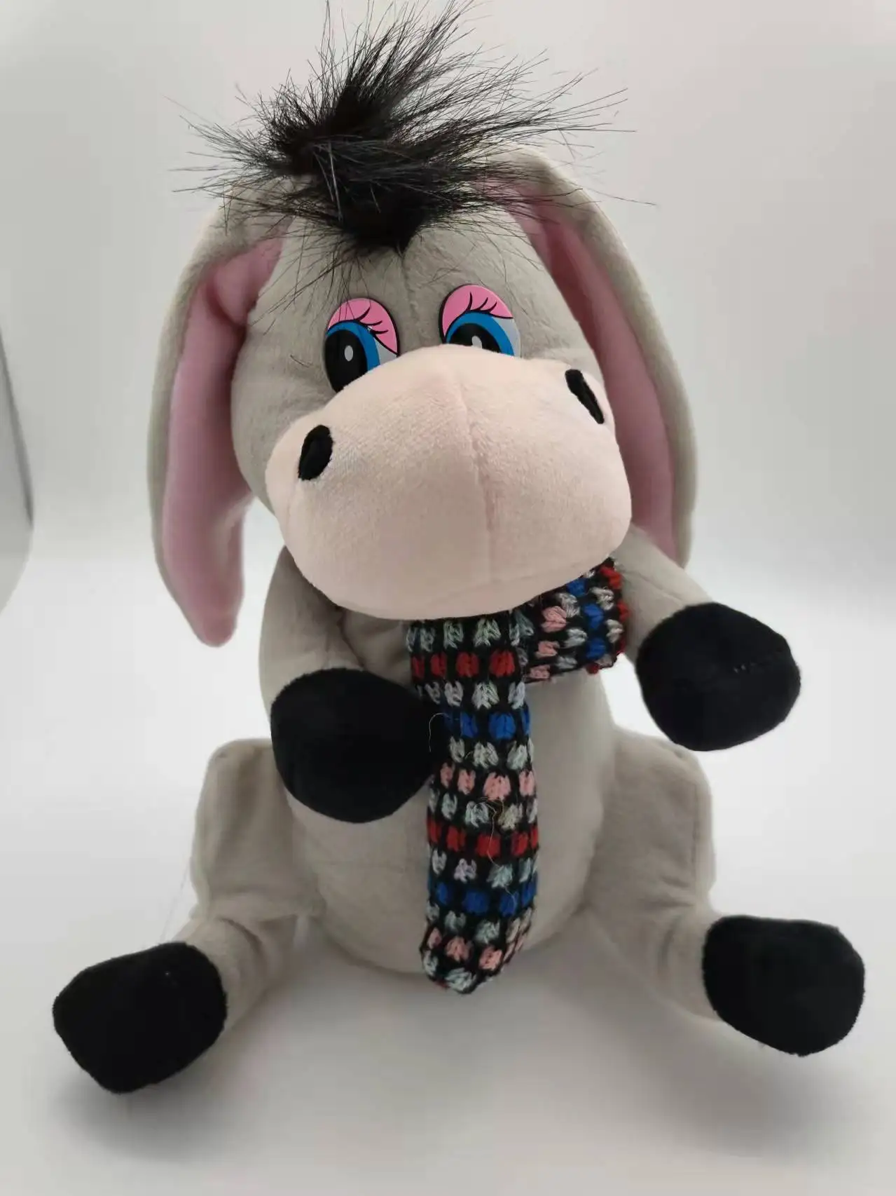Christmas Donkey with Scarf by Keel Toys 25cm 100% Recycled Plush Soft Toy Gift 