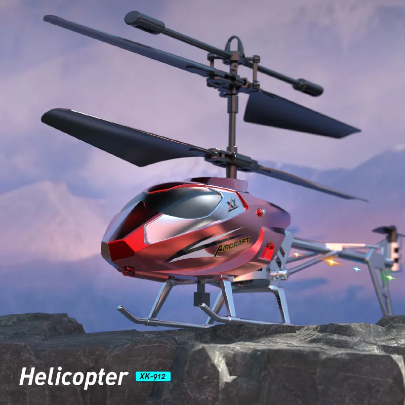 L1- Small Helicopter Unmanned Aerial vehicle Remote control aircraft Drop resistant induction aircraft model children toy gifts 2