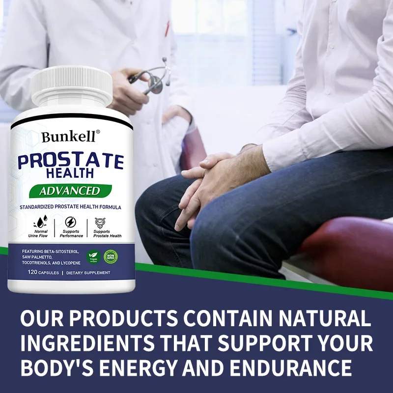 Prostate Health Supplement-Herbal Blend for Urinary Tract and Bladder-Saw Palmetto Formula Capsules, Adult Men